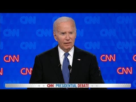 First 2024 Biden-Trump Debate: "I support Roe v. Wade," Biden says when asked abortion stance