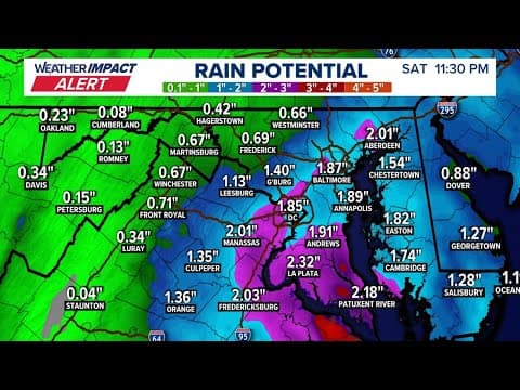 Timeline: When Rain Hits Your Area