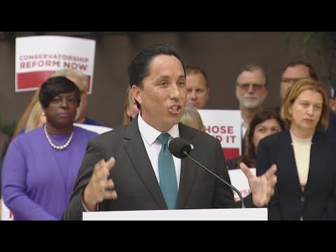 San Diego Mayor, firefighters, nurses push for state's conservatorship law to be changed