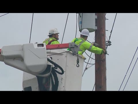 AEP Ohio crews working to restore power after thousands of outages reported from storm