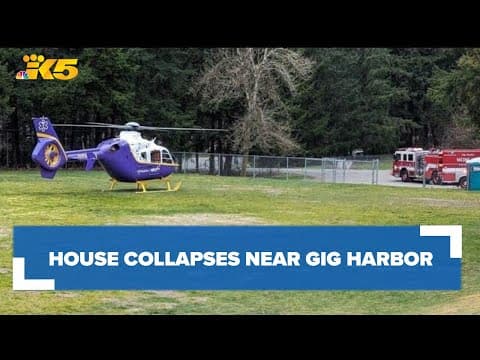 House collapses near Gig Harbor, killing 1