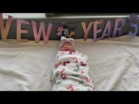 San Diego family rings in 2023 with New Years baby girl