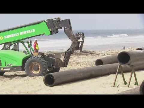 Lagoon dredging and beach sand replenishment underway in Carlsbad