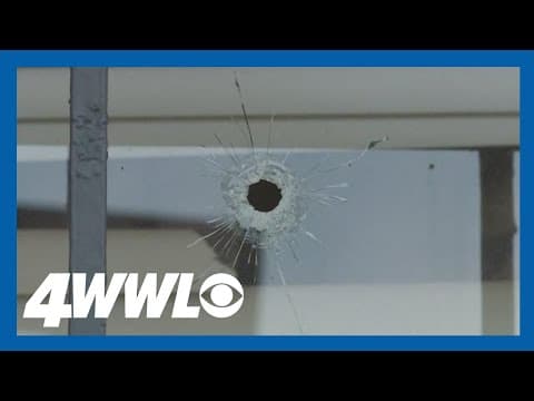 New Orleans East family was relaxing when their house was shot up