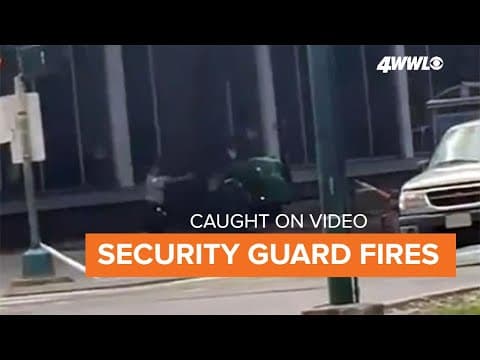 Security guard arrested for attempted murder after shooting outside New Orleans main library