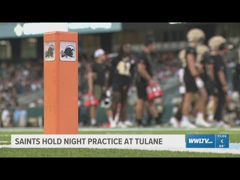 Homecoming: Highlights from Saints return training camp practice in New Orleans