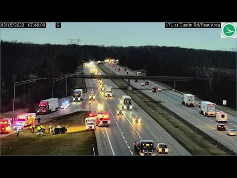 Woman killed in I-71 crash in Delaware County