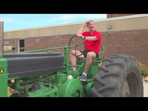 WBIR's Todd Howell takes a spin on a tractor, kind of