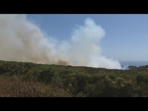 Private drones, bystanders create concern during Del Mar Heights brush fire