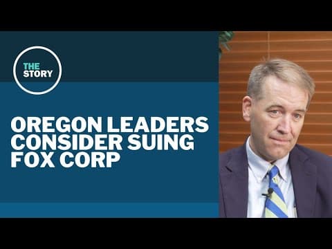 Oregon leaders consider suing Fox Corp. over Dominion settlement