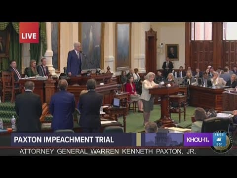 Suspended Texas AG enters not guilty pleas to articles of impeachment