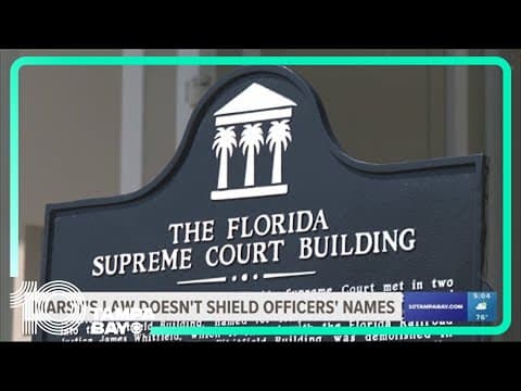 Florida Supreme Court unanimously rejects complete privacy for police under Marsy's Law