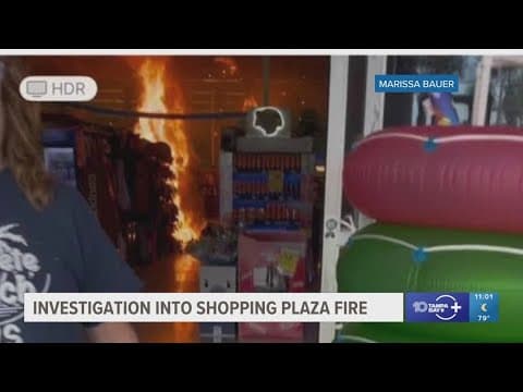 Photo appears to show how massive fire started at St. Pete Beach shopping plaza