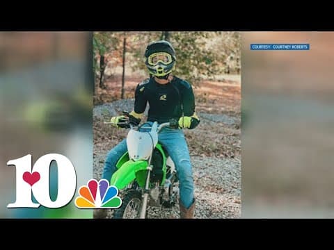 Knoxville teen navigates life without vision after crash on dirt bike