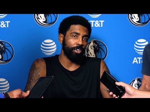 Kyrie Irving practice interview 10.21.24