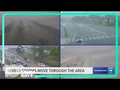 Hundreds of flights delayed at Tampa airport due to strong storms