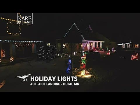 KARE in the Air: Hugo holiday lights