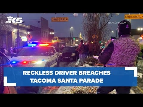 After reckless driver breached Tacoma Santa Parade, organizers look to tighten security