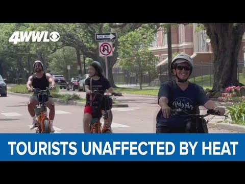 Excessive NOLA heat not stopping tourists, some locals from enjoying summer