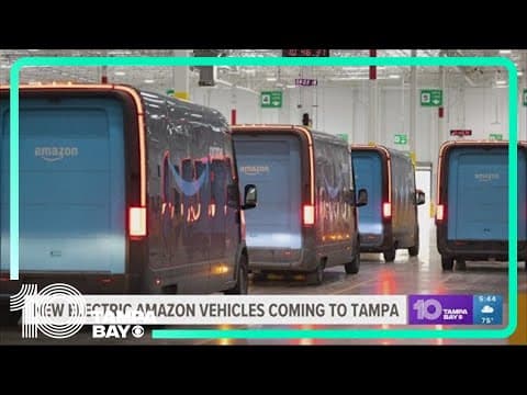 Amazon rolling out fleet of electric delivery vehicles in Tampa