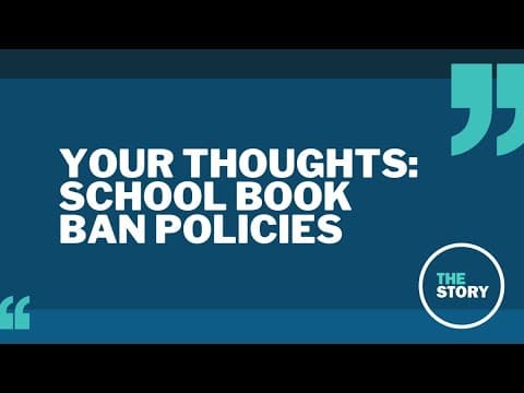 Your thoughts: Book bans and inclusive sign removals