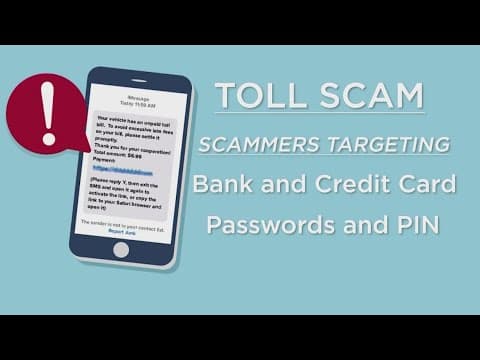 Drivers across the country receiving texts about paying fake toll fees