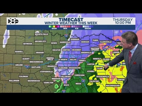 DFW Weather: Winter weather continues to move through the metroplex
