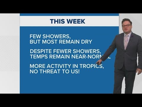 New Orleans Weather: Few showers, near-normal August temps