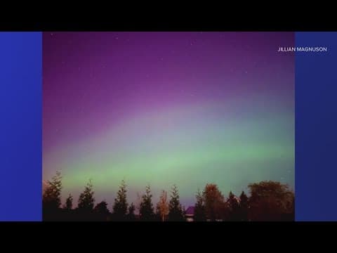 Northern lights dazzle across central Ohio