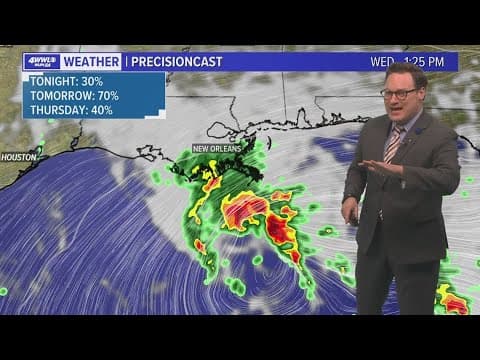 Weather: Rounds of rain, coastal flooding on Wednesday