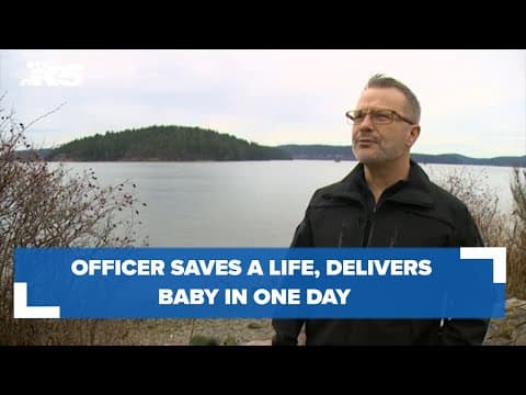 Officer does double duty in one day, saving a life and delivering a baby