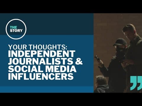 What's the difference between journalists and social media influencers? | Your Thoughts