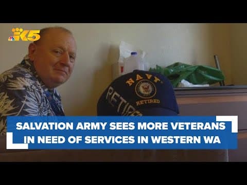 Salvation Army seeing more veterans in need of services in western Washington