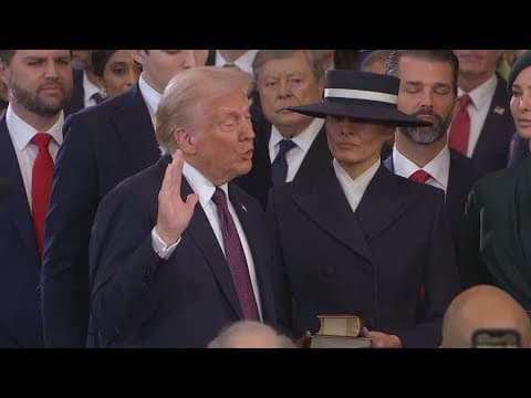 President Trump says he's considering ways to serve a third term