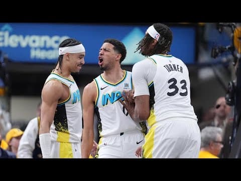 Pacers win game 5 and the series beating the Bucks in a thriller | Postgame sound | NBA Playoffs | 1