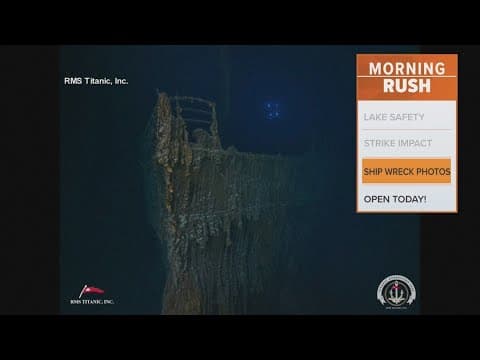 New videos show changes to the Titanic shipwreck