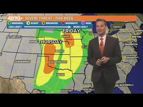 New Orleans Weather: Warm, breezy, humid weather on the way