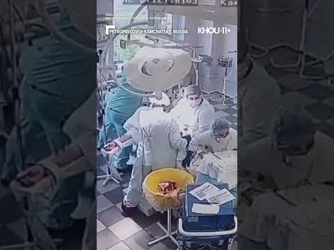 Massive earthquake strikes during surgery in Russia