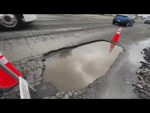 More rain means more potholes around San Diego