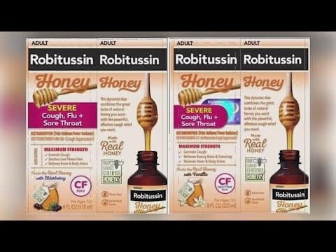 Robitussin cough syrup sold nationwide recalled due to contamination