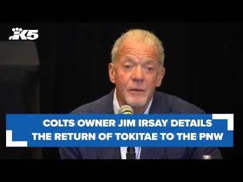 Jim Irsay explains details behind returning 'Tokitae' to Puget Sound from Miami Seaquarium