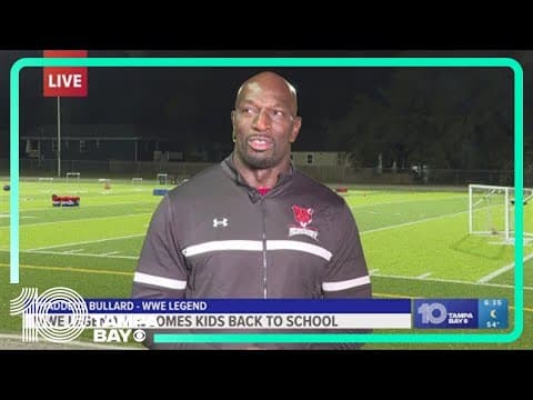 WWE Legend Titus O'Neil to welcome Hillsborough County students back to class after Milton