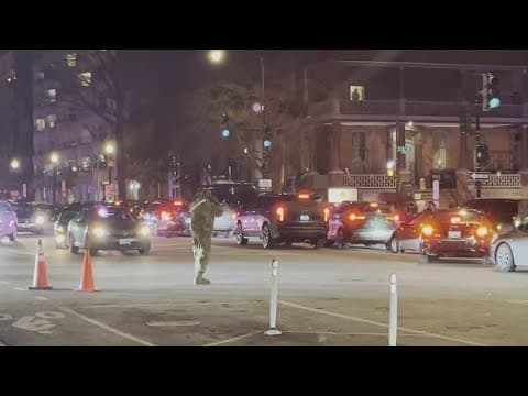 Trump celebrations in Downtown DC