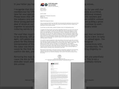 Colorado wildlife officers, governor's office deny ranchers' request to kill wolves