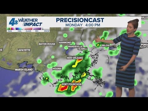 New Orleans 10pm Weather: Possible Sunday showers, August heat