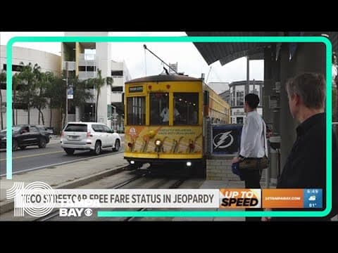 You may need to start paying to ride the Tampa streetcar
