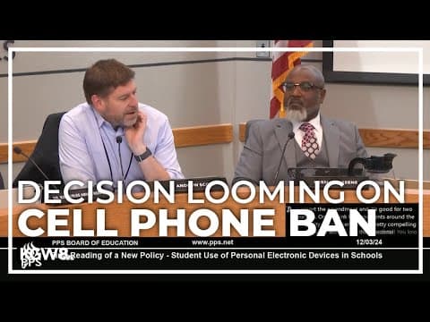 Portland Public Schools weighs options for district-wide student cell phone policy