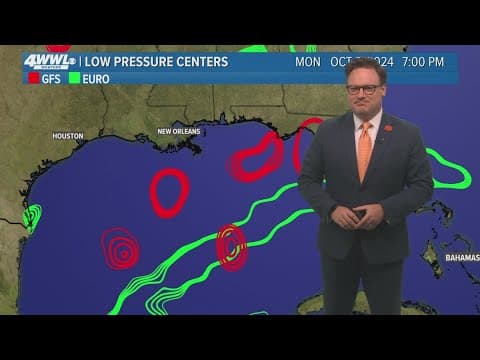 Monday 10PM Tropical Update: Development possible in Gulf of Mexico late this week