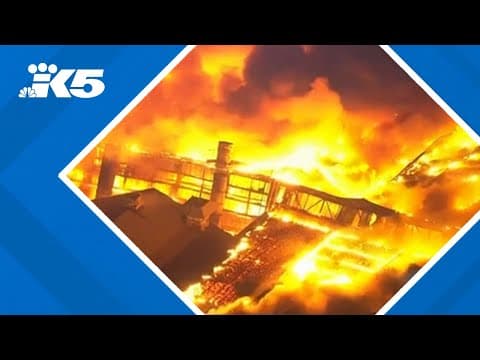 Massive warehouse fire in Pennsylvania