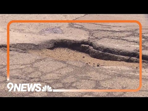 How do potholes form and why are they worse in the spring?